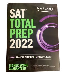 SAT Total Prep 2022.  2000+ Practice Questions.  Published by Kaplan.